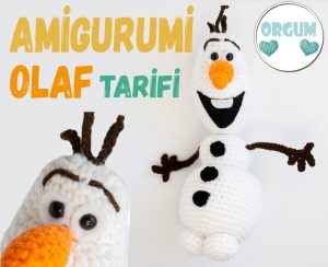 Yılbaşı Amigurumi Tarifleri 10 Kardan Adam Olaf Amigurumi Tarifi