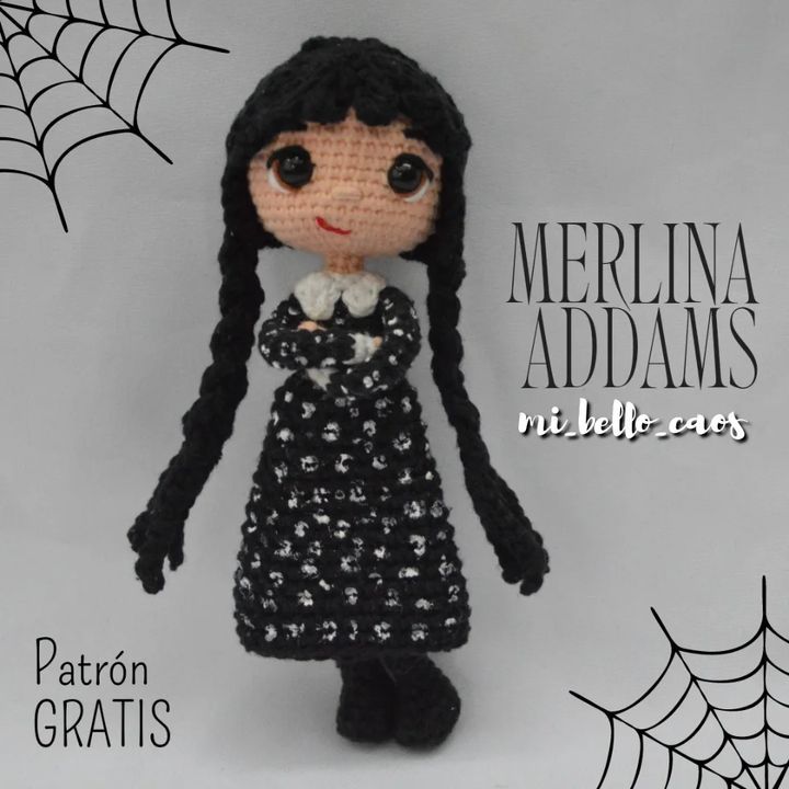 Merlina Adam amigurumi tarifi