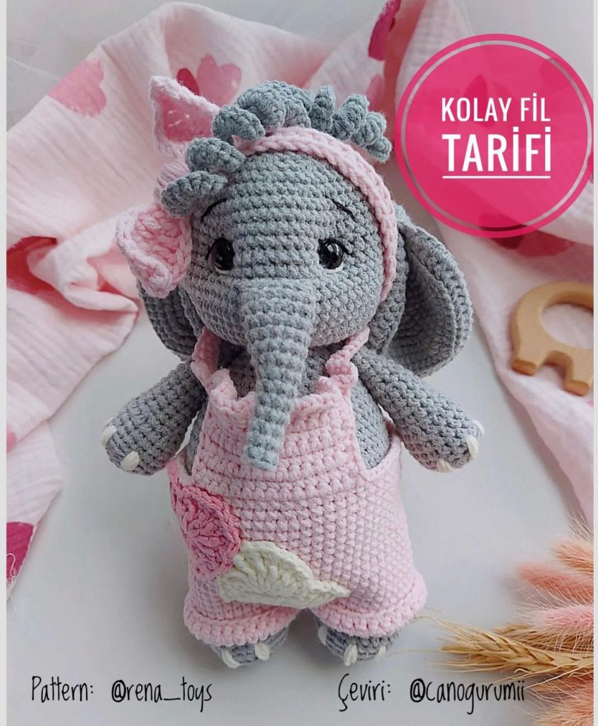 Kolay Fil Tarifi amigurumi tarifi