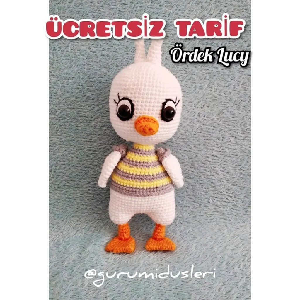 Ördek Lucy amigurumi tarifi