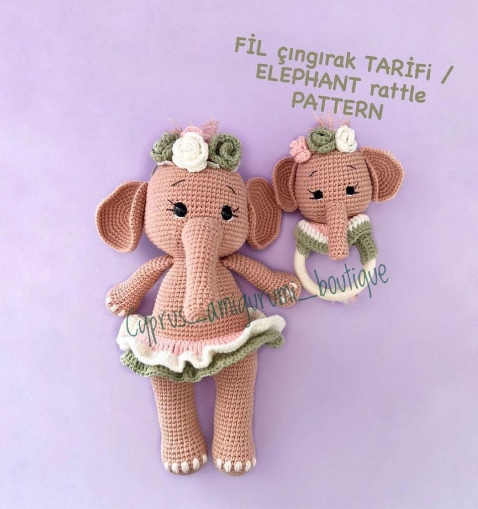 Fil Çıngırak amigurumi tarifi