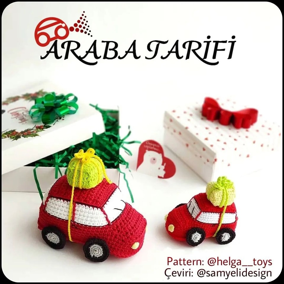 Araba amigurumi tarifi