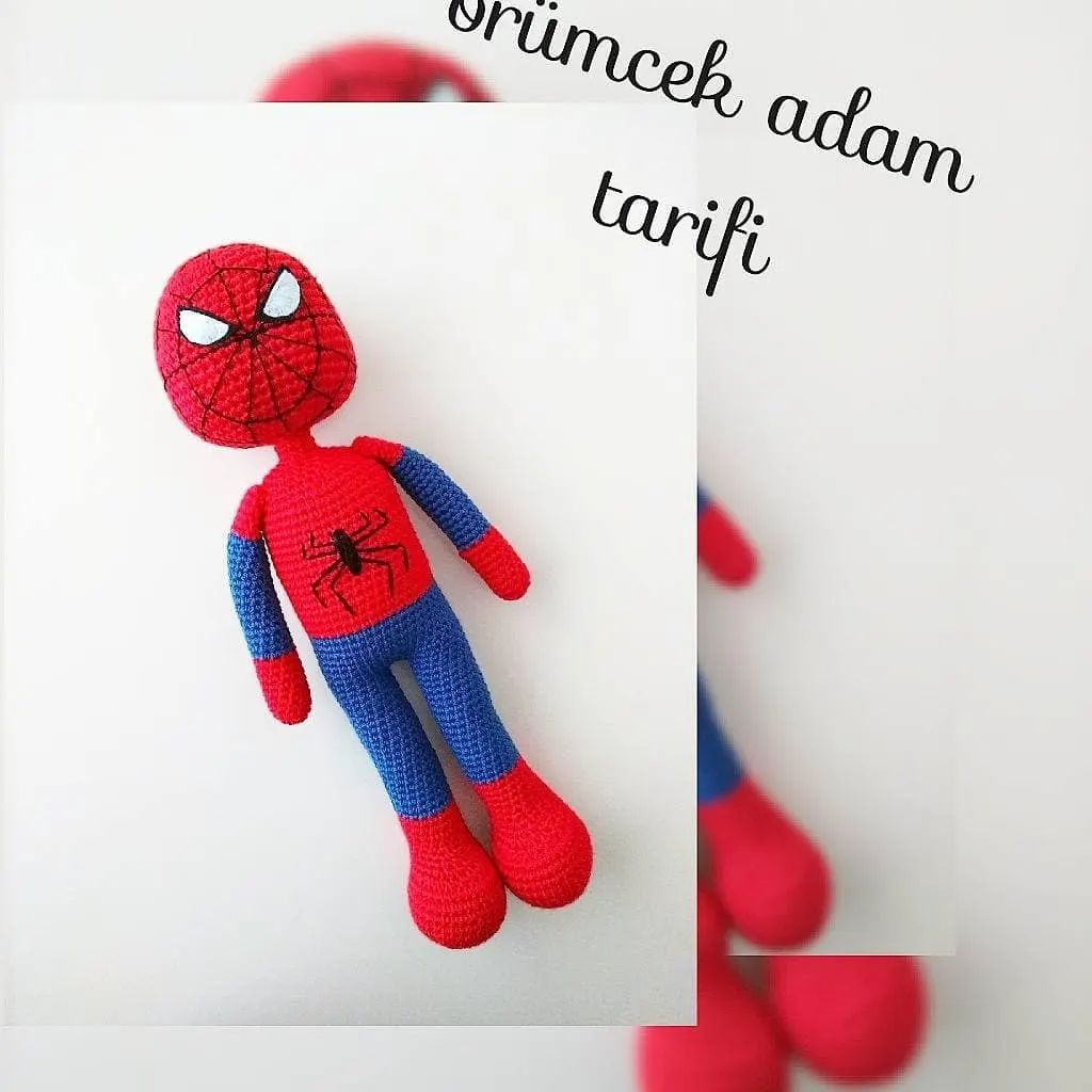 Örümcek Adam amigurumi tarifi