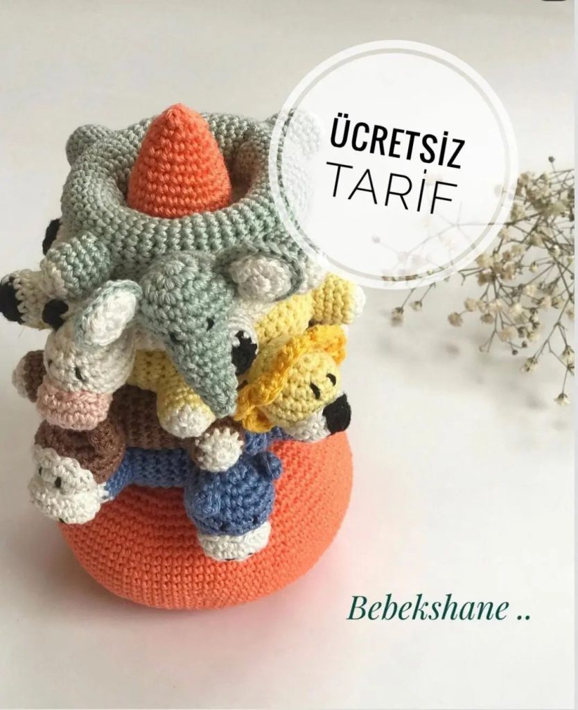 Kule Puzzle amigurumi tarifi