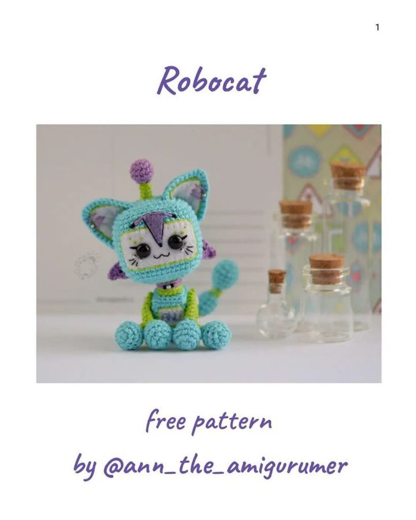 Robocat amigurumi tarifi