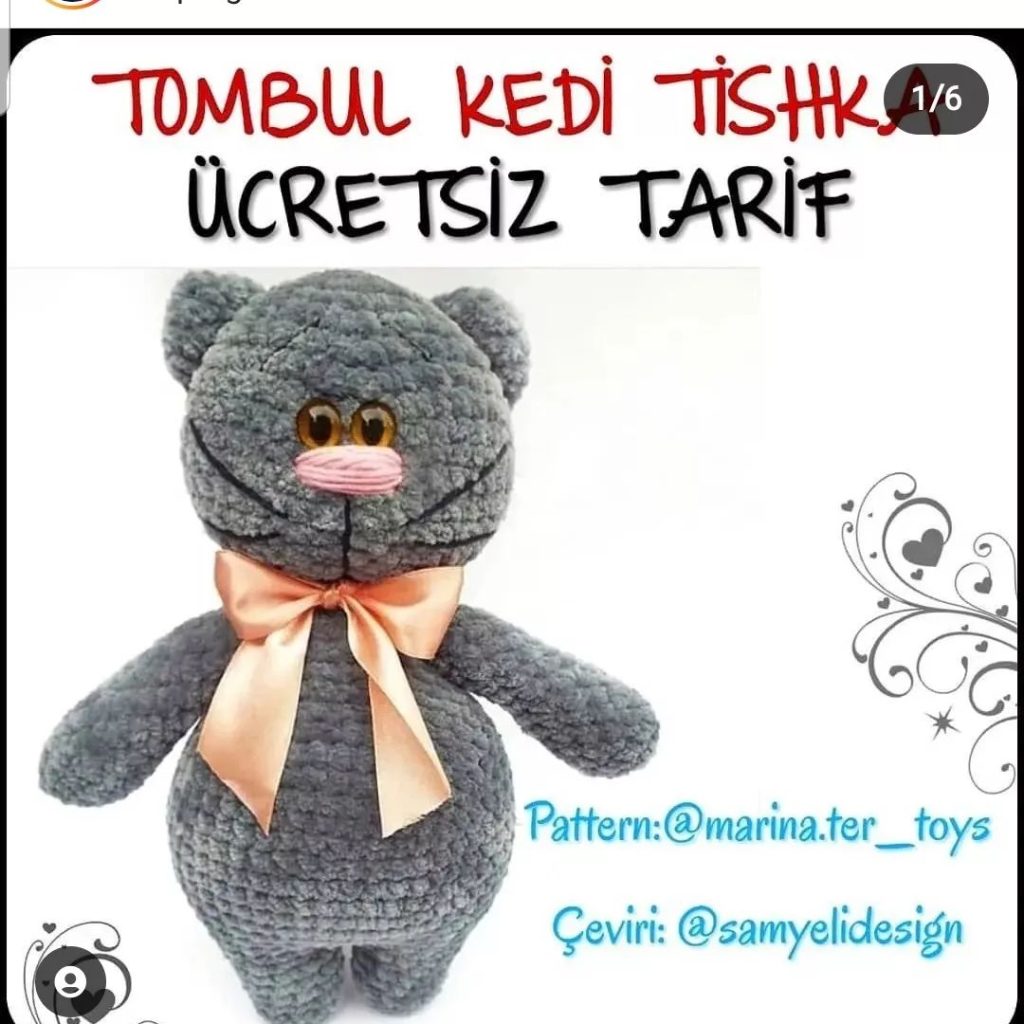 Tombul Kedi amigurumi tarifi