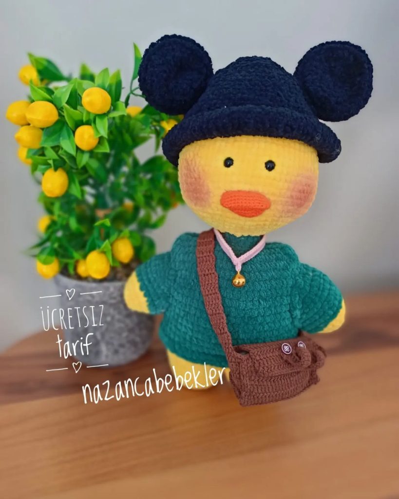 Sevimli Ördek amigurumi tarifi