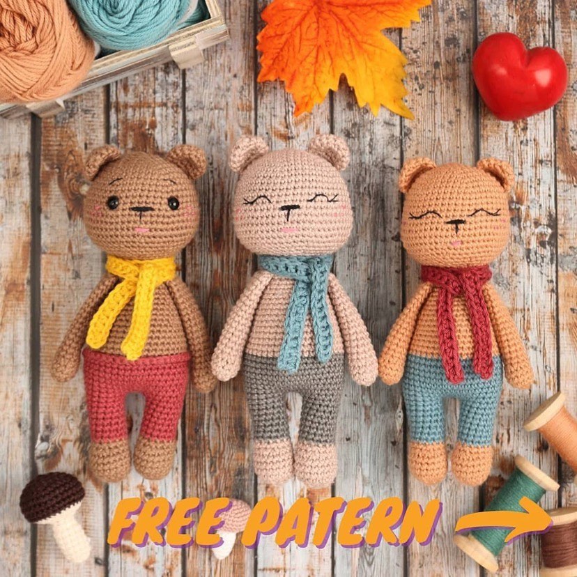 Bears amigurumi tarifi
