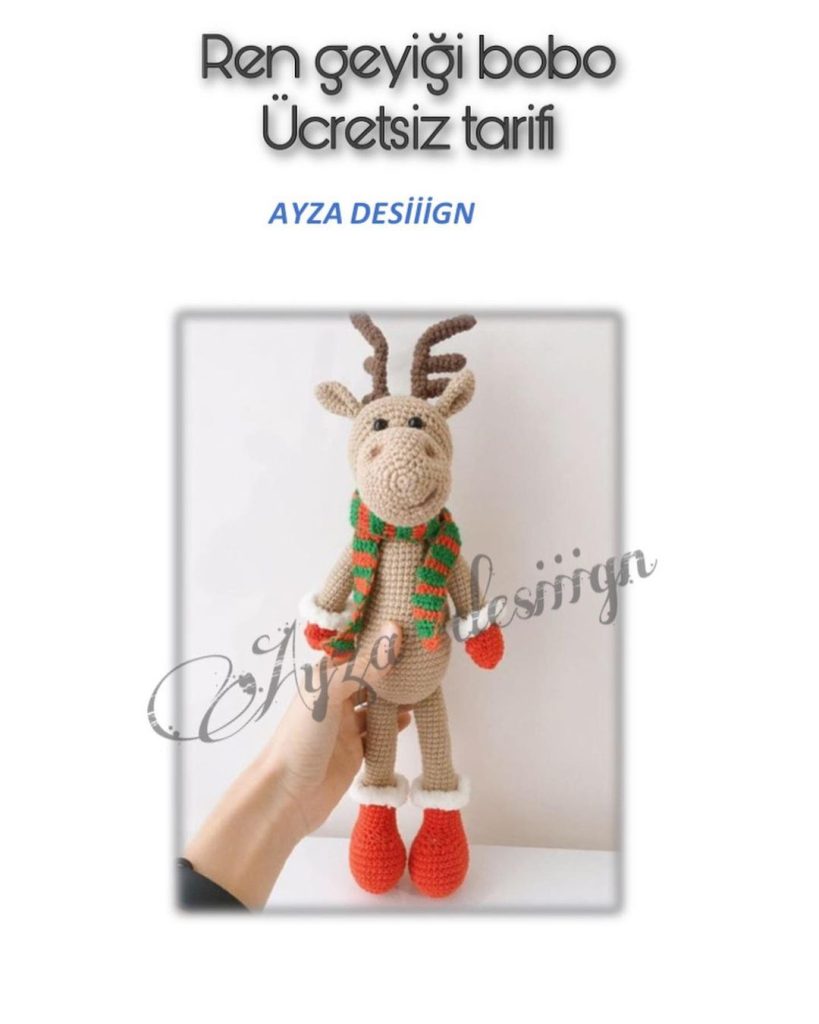 Ren Geyiği Bobo amigurumi tarifi
