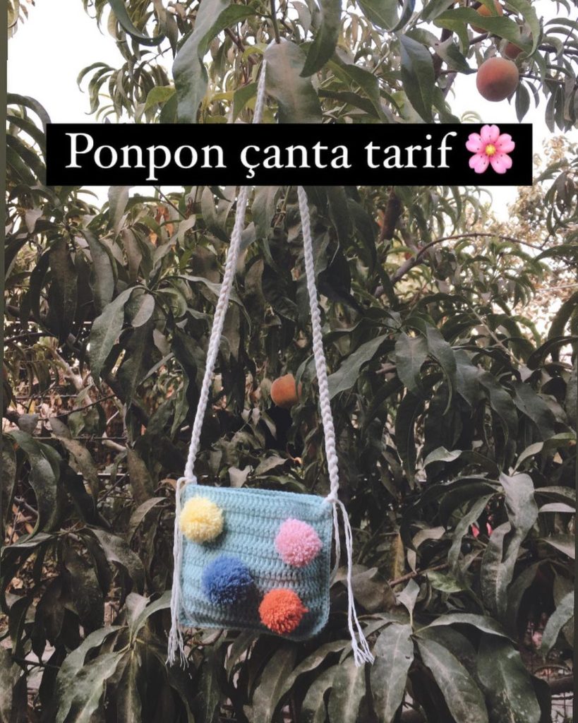 Ponpon Çanta amigurumi tarifi