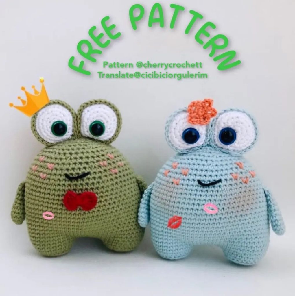 Güleç Kurbağ amigurumi tarifi