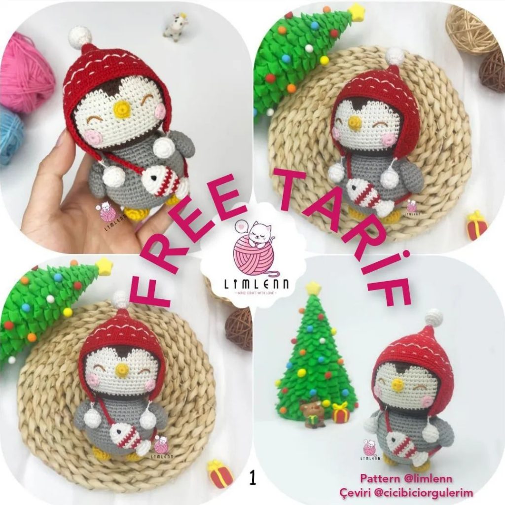 Minik Penguen amigurumi tarifi