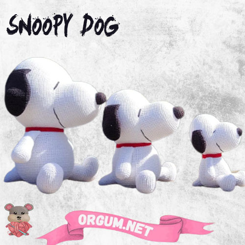 Snoopy Dog amigurumi tarifi