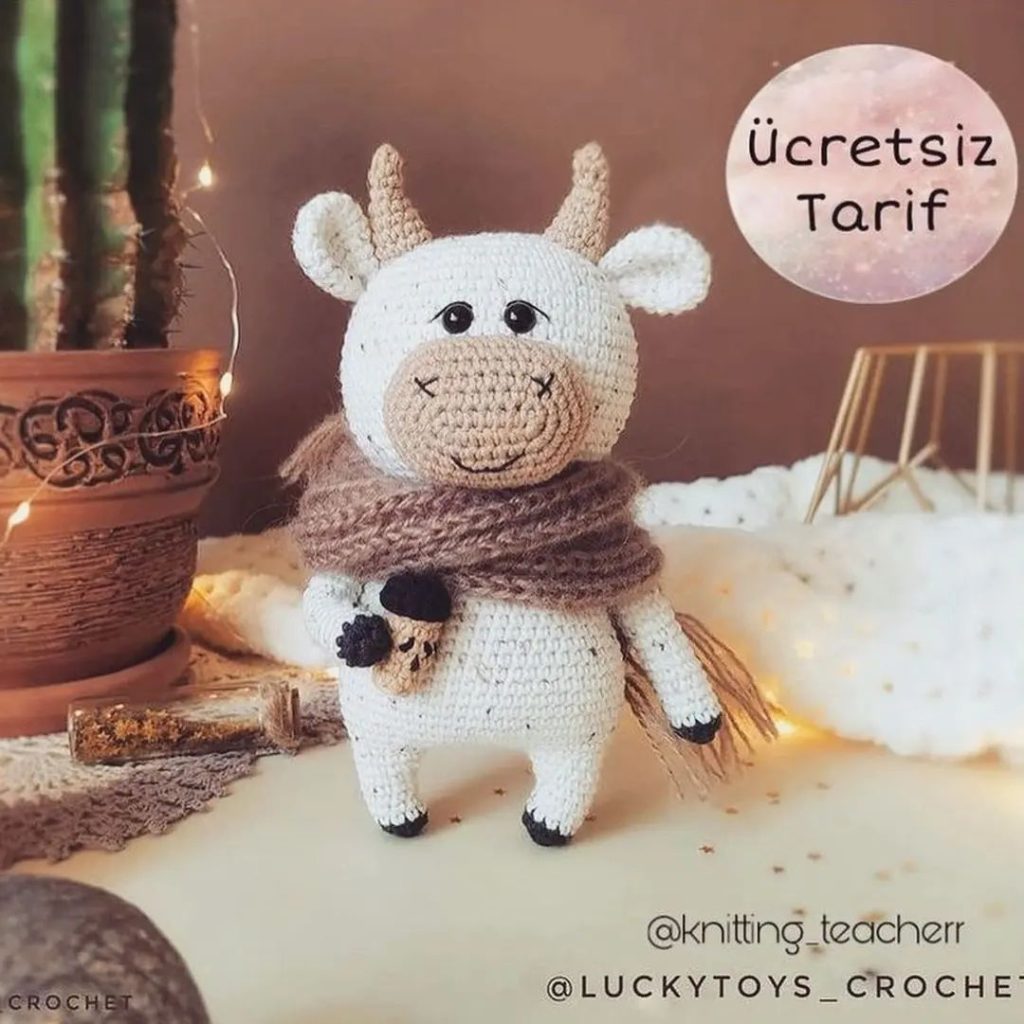 Boğa amigurumi tarifi