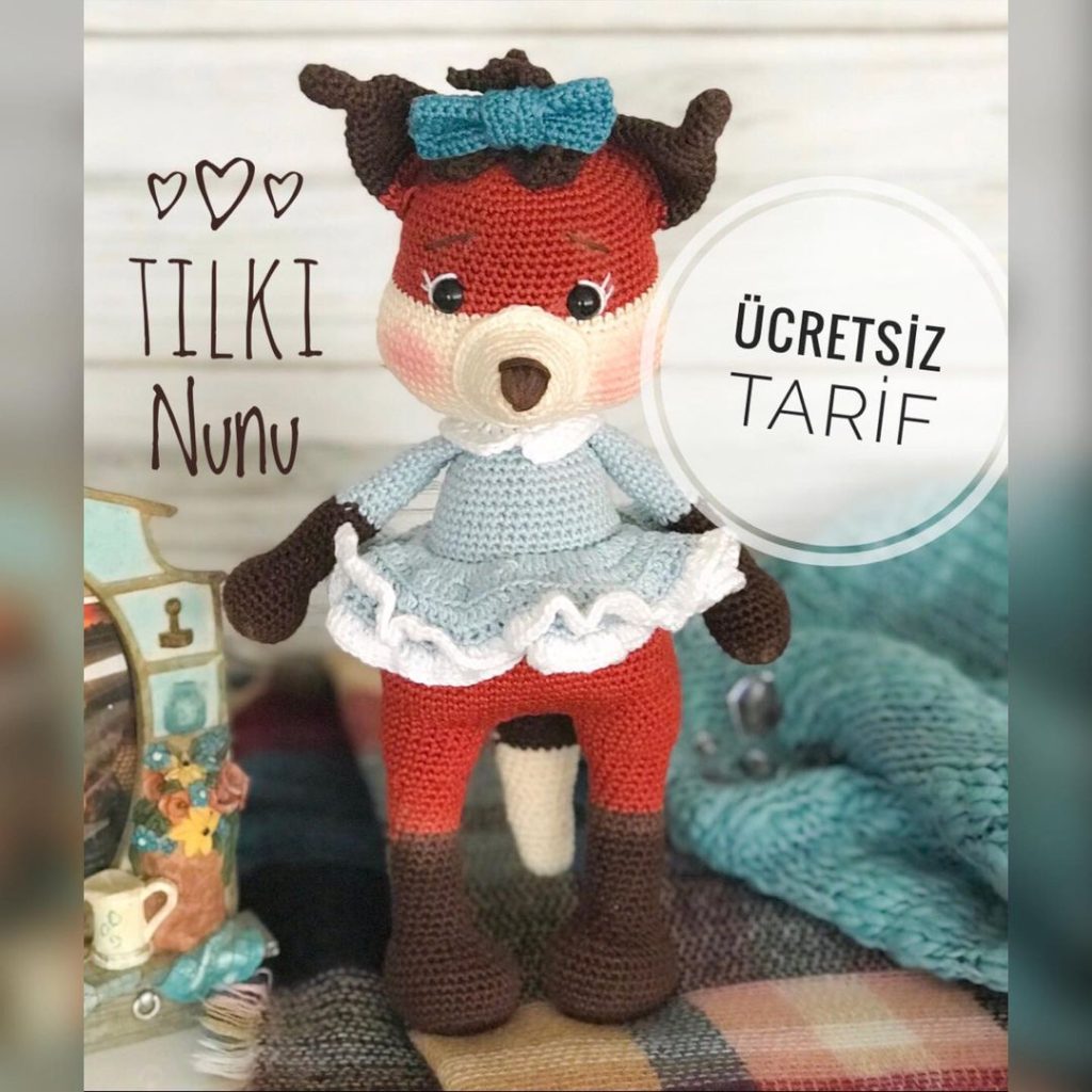 Tilki Nunu amigurumi tarifi