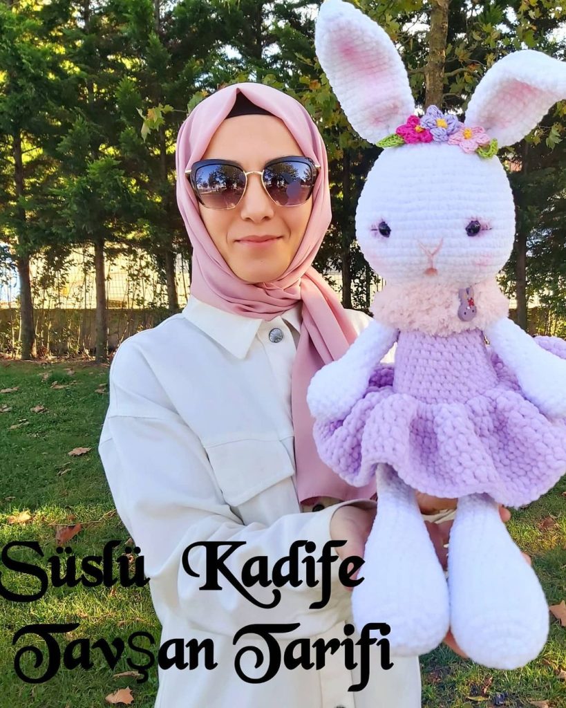 Süslü Tavşan amigurumi tarifi