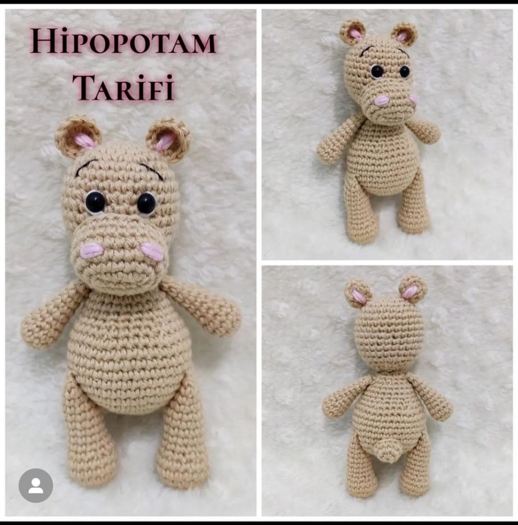 Hipototam amigurumi tarifi