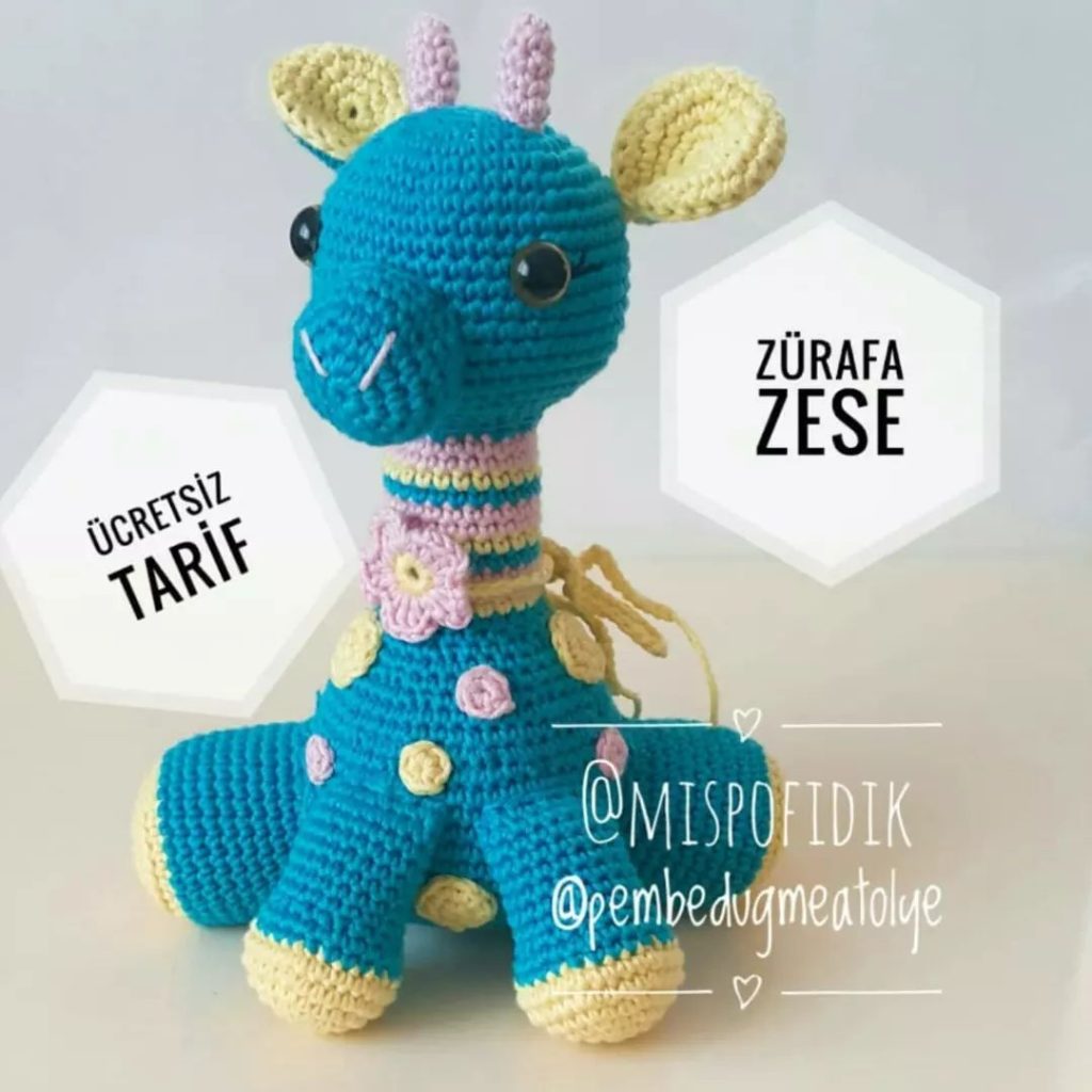 Zürafa Zese amigurumi tarifi