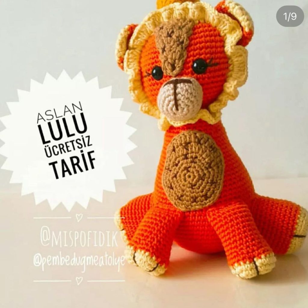 Aslan Lulu amigurumi tarifi