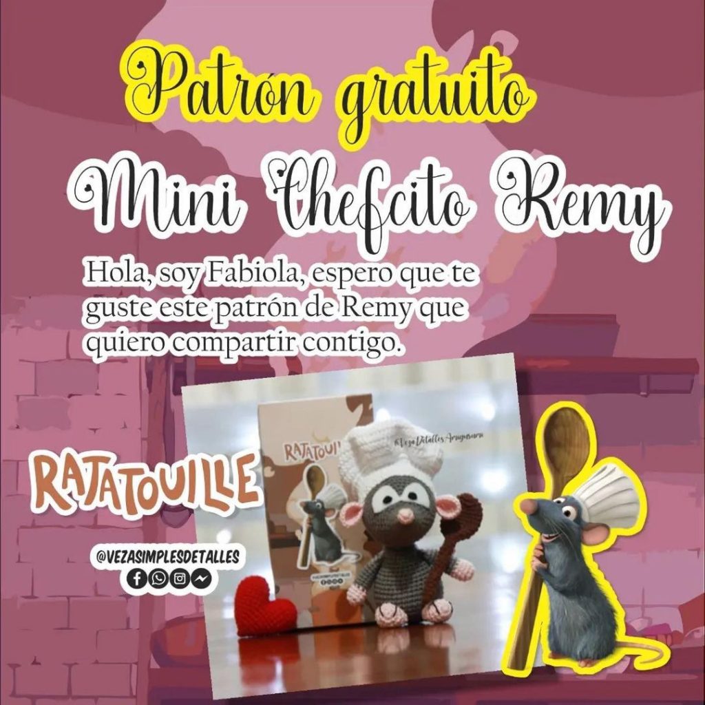 Ratatovilla amigurumi tarifi