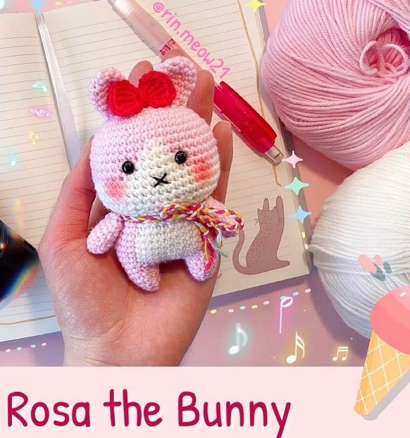 Rosa The Bunny amigurumi tarifi