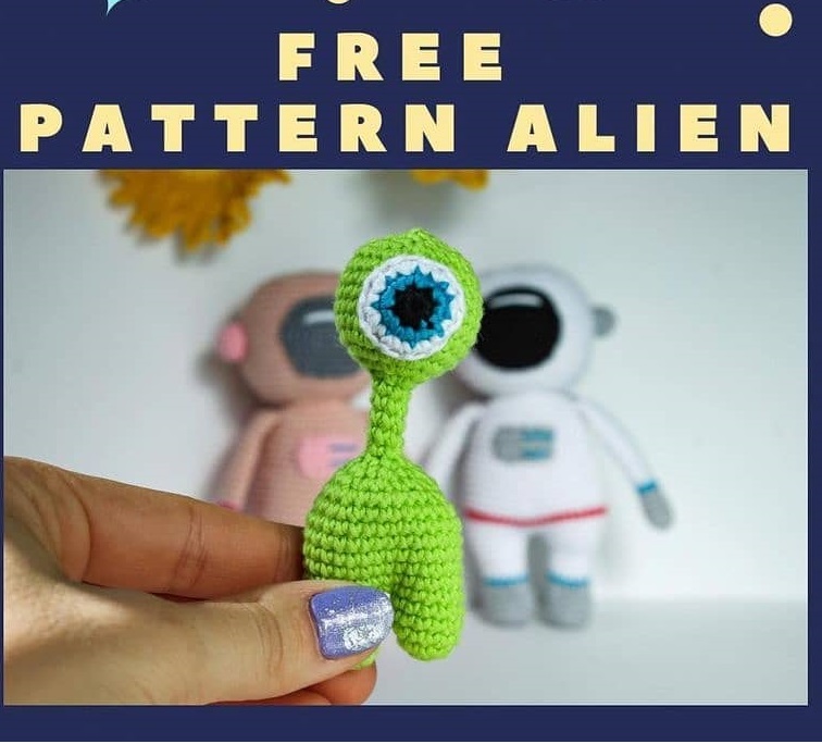 Alıen amigurumi tarifi