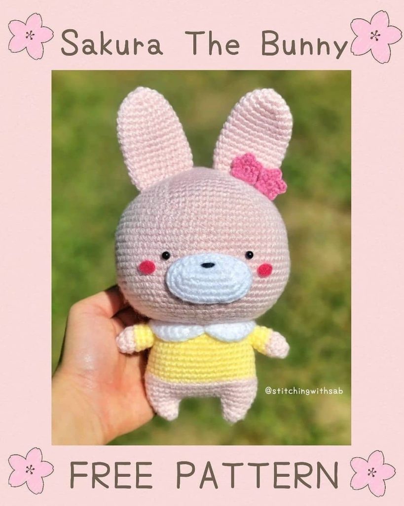 Pink Bunny amigurumi tarifi