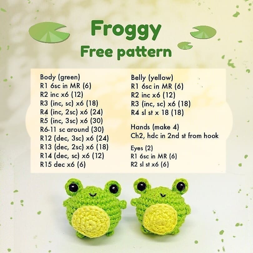Froggy amigurumi tarifi