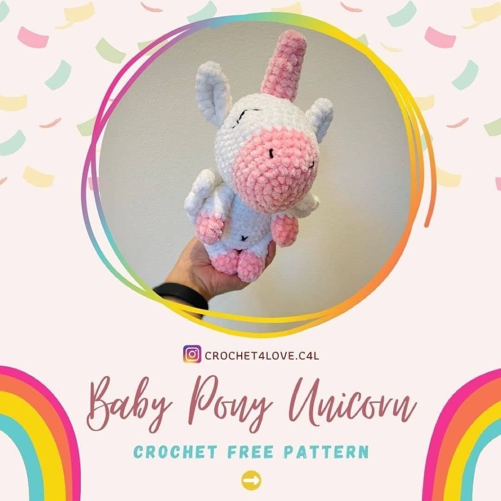 Baby Pony Unicorn amigurumi tarifi