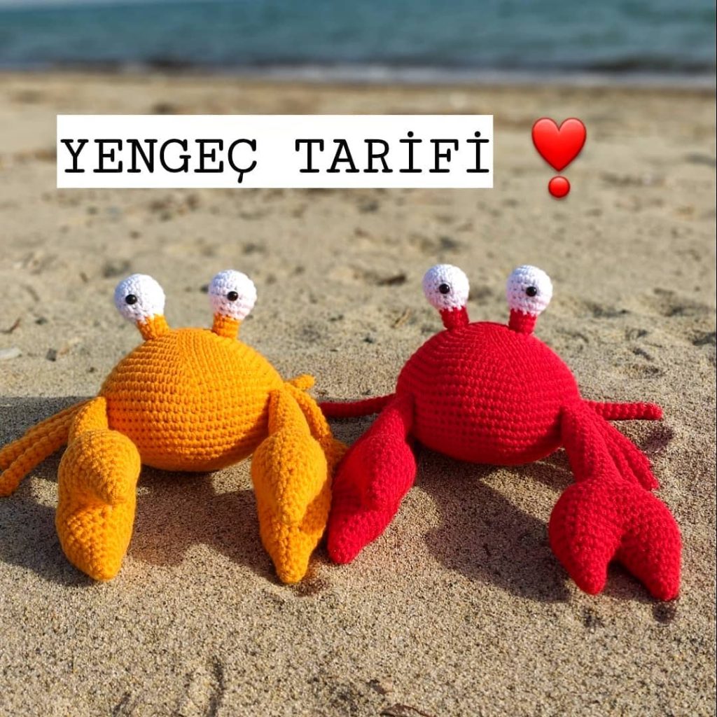 Yengeç amigurumi tarifi
