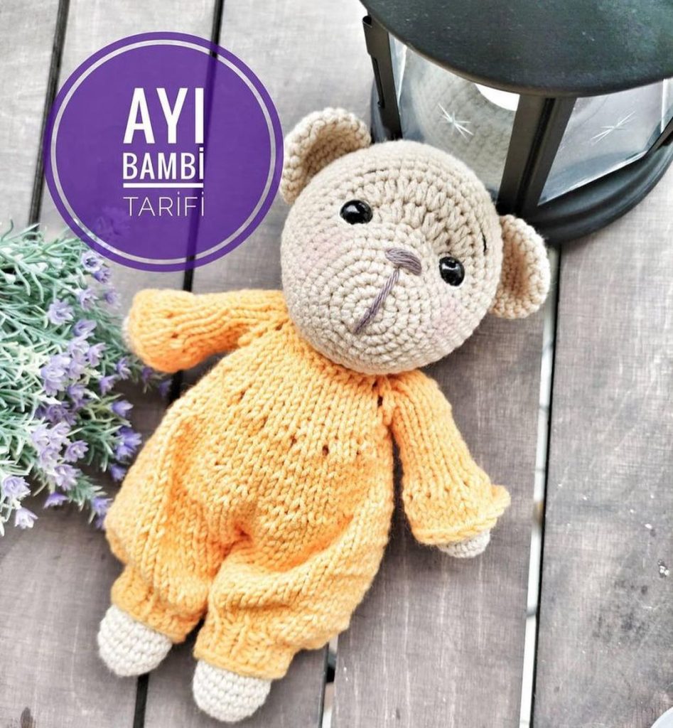 Bambi Ayı amigurumi tarifi