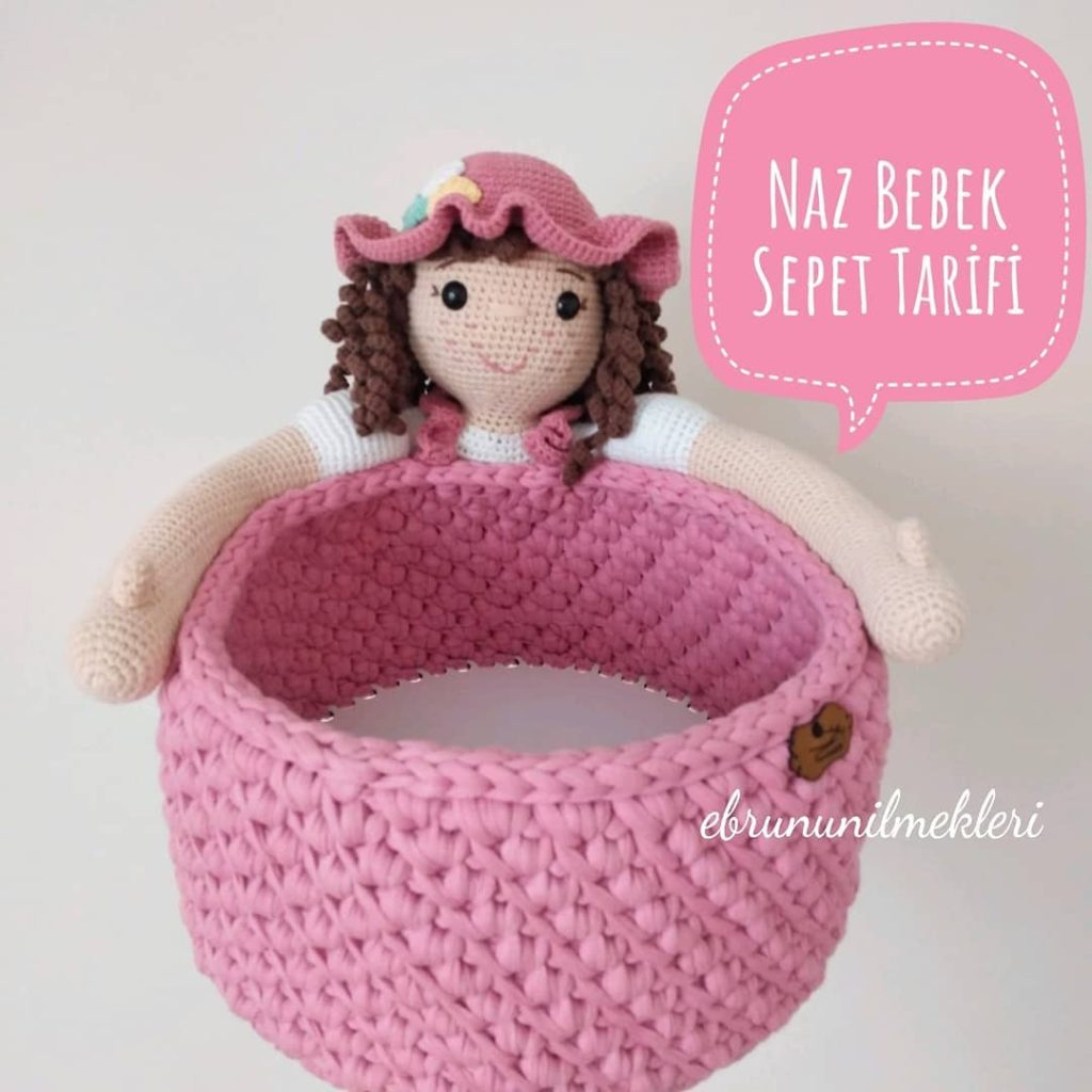 Naz Bebek Sepet amigurumi tarifi