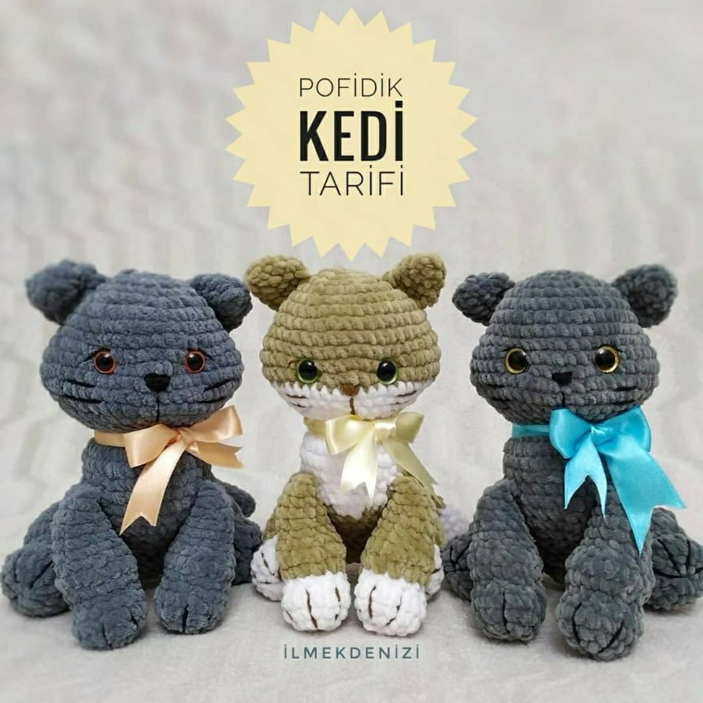 Pofidik Kedi amigurumi tarifi