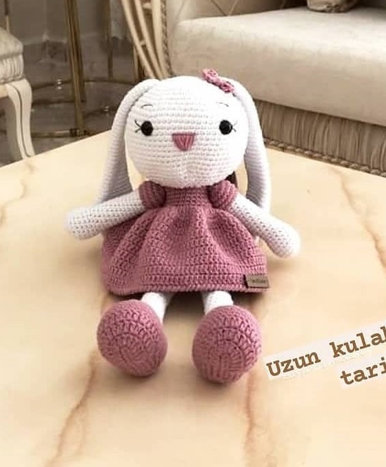 Uzun Kulaklı Tavşan amigurumi tarifi