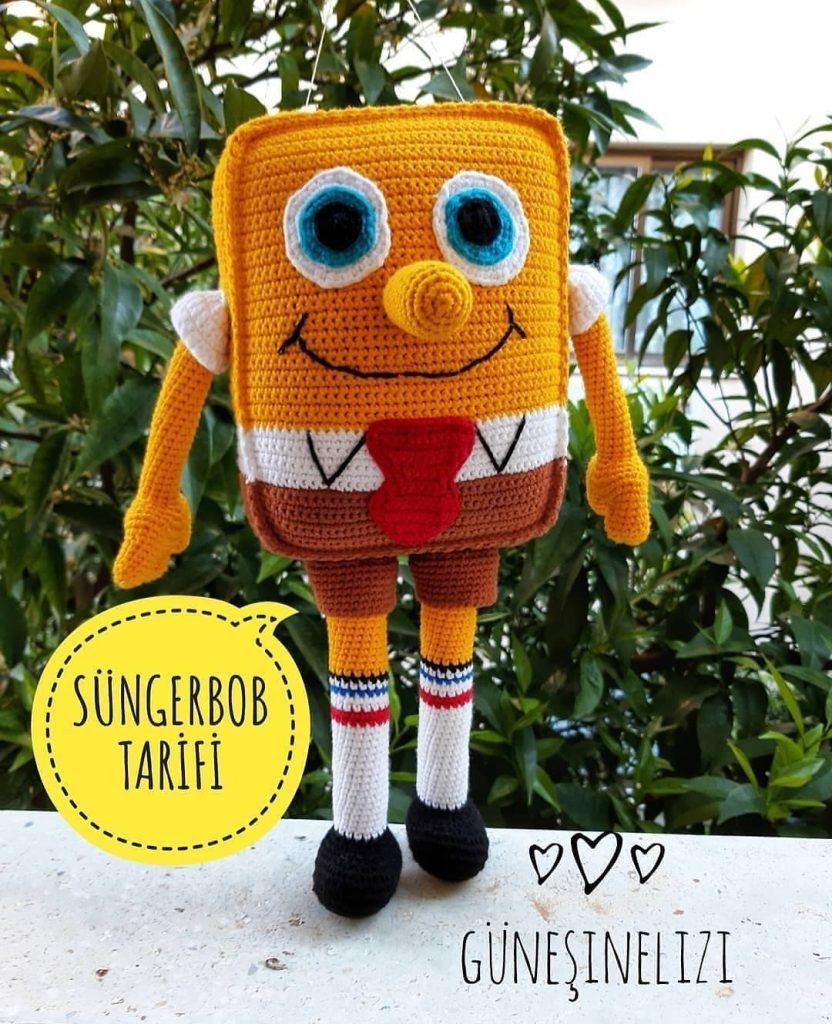 Süngerbob Tarifi amigurumi tarifi