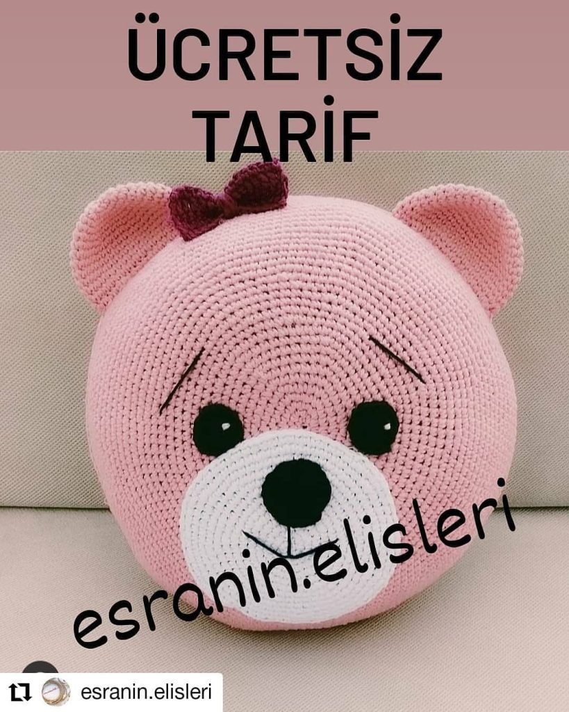 Ayıcık Yastık amigurumi tarifi