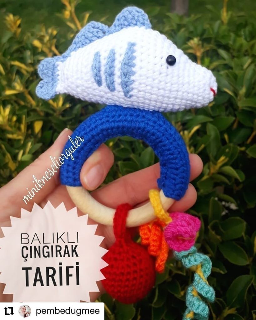 Balıklı Çıngırak amigurumi tarifi