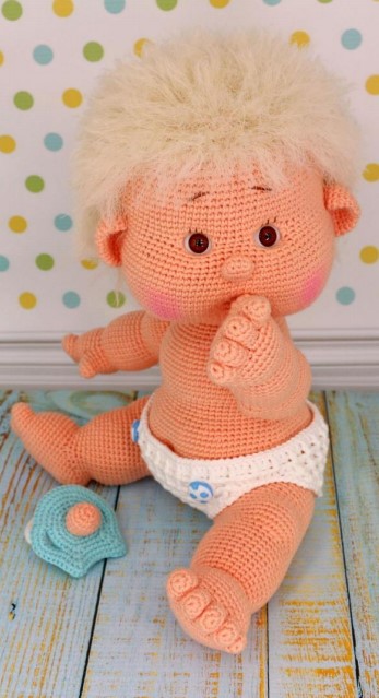 Tombiş Emzikli Bebek amigurumi tarifi