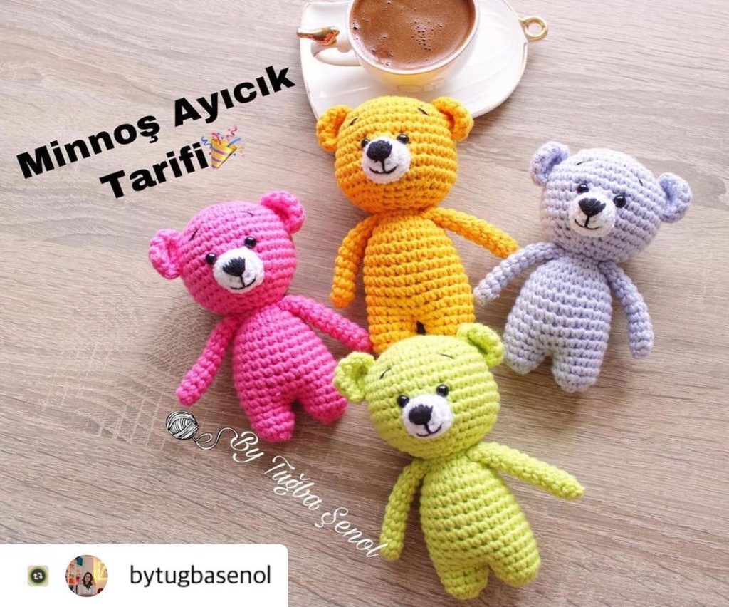 Minnoş Ayıcık amigurumi tarifi