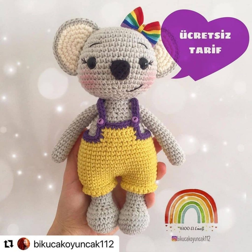Koala Jessie amigurumi tarifi