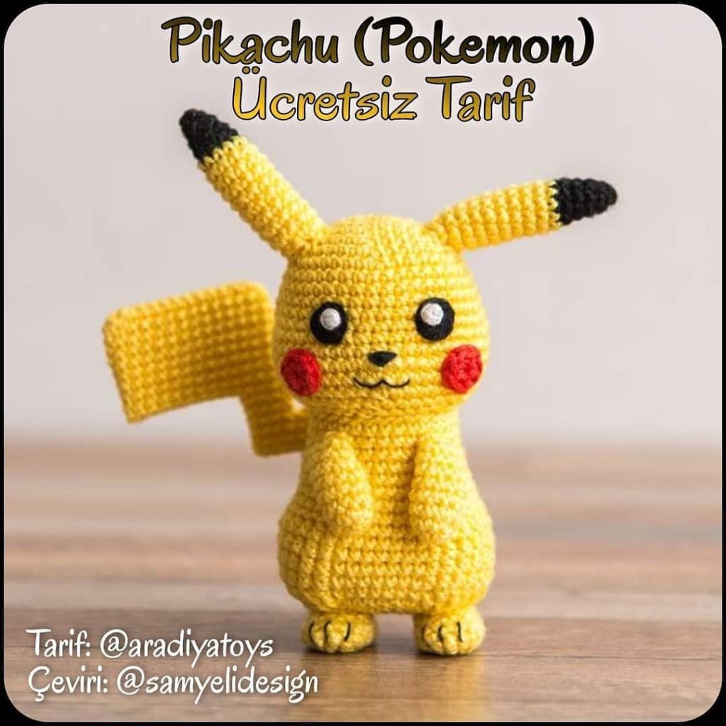 Pikachu amigurumi tarifi