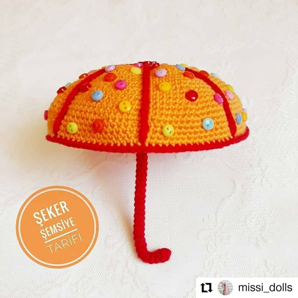 Şemsiye amigurumi tarifi