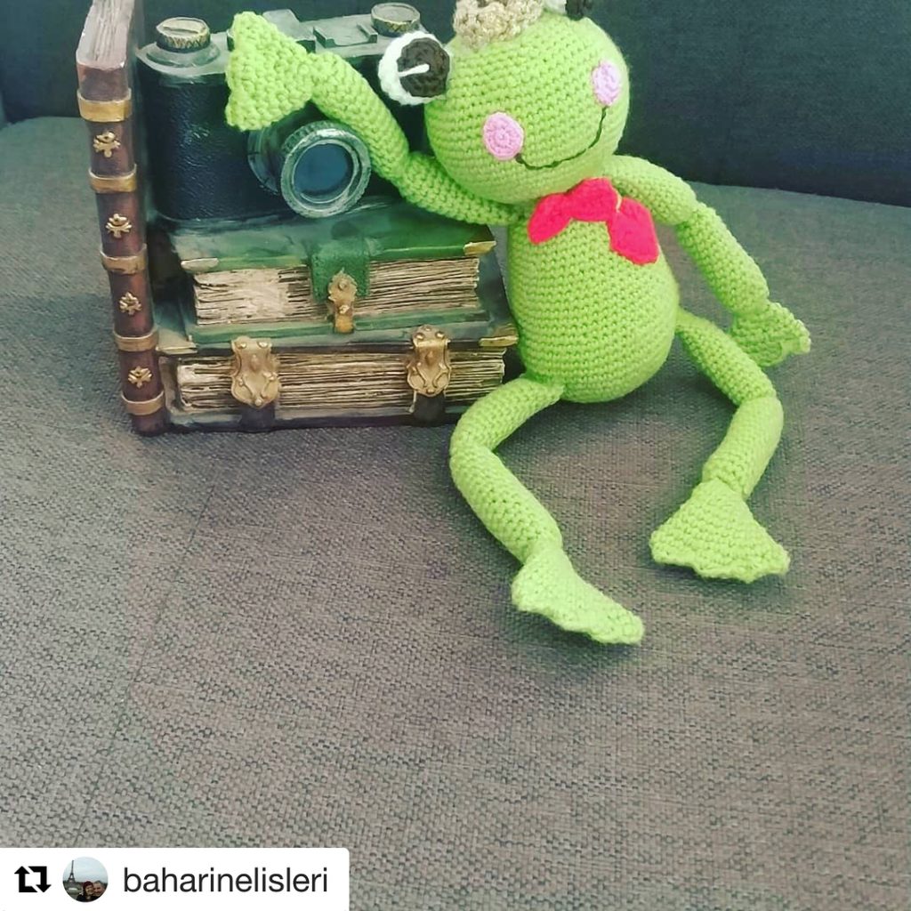 Kurbağcık amigurumi tarifi