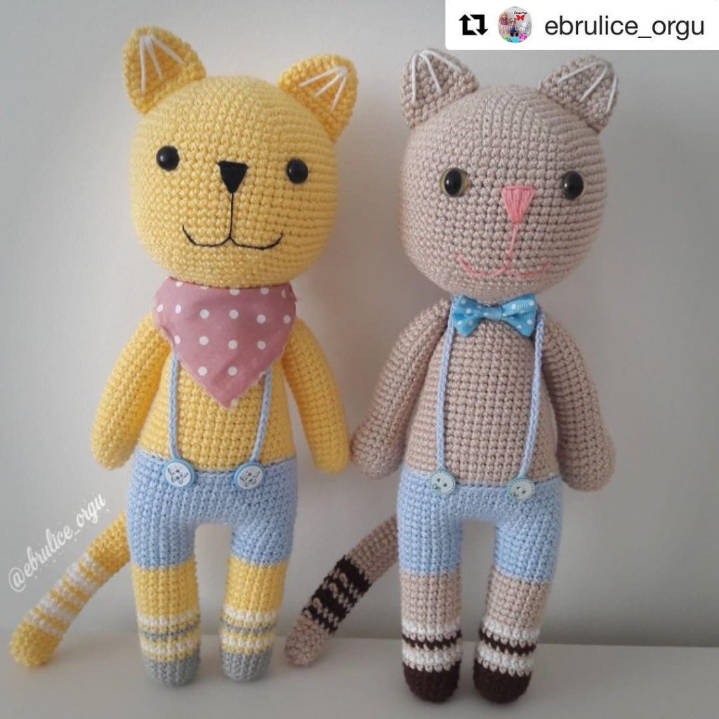 Kedicik amigurumi tarifi