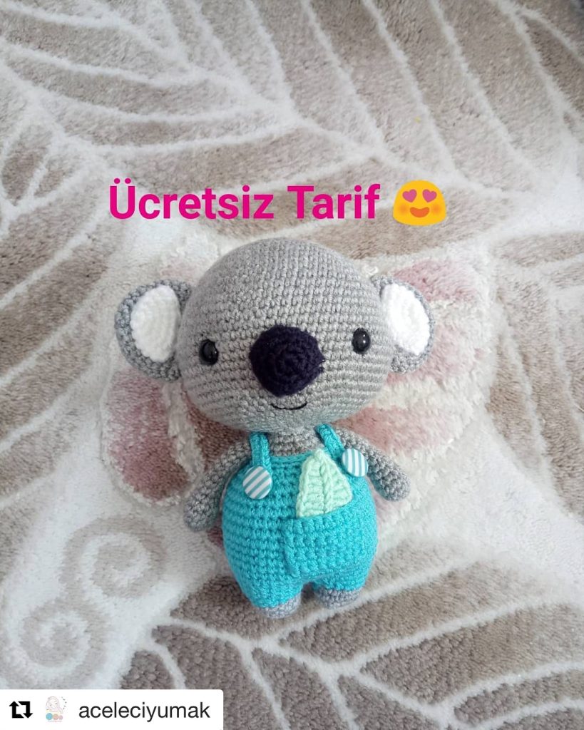 Koala amigurumi tarifi