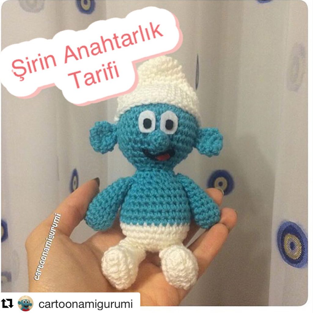 Şirin amigurumi tarifi