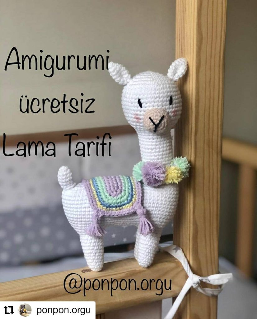 Lama amigurumi tarifi
