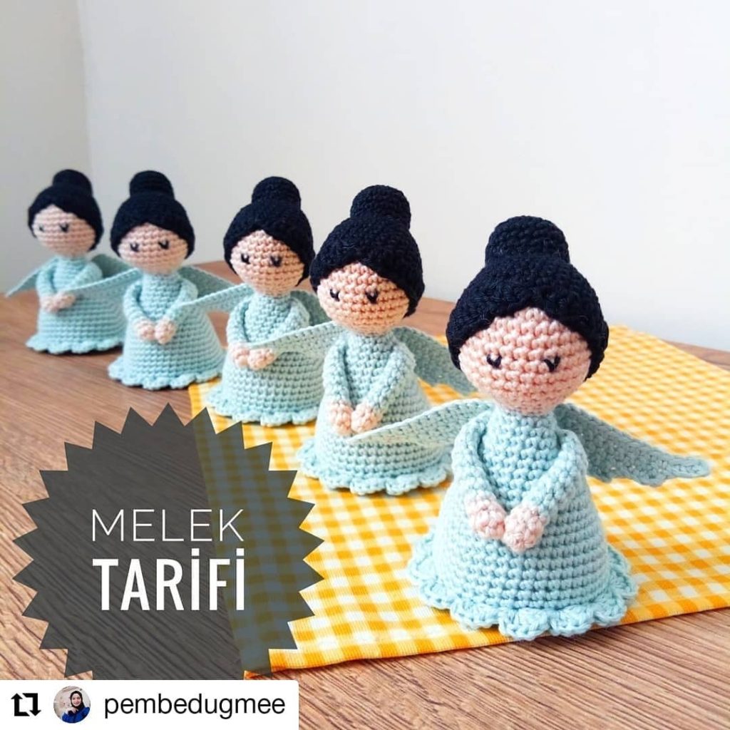 Melek amigurumi tarifi