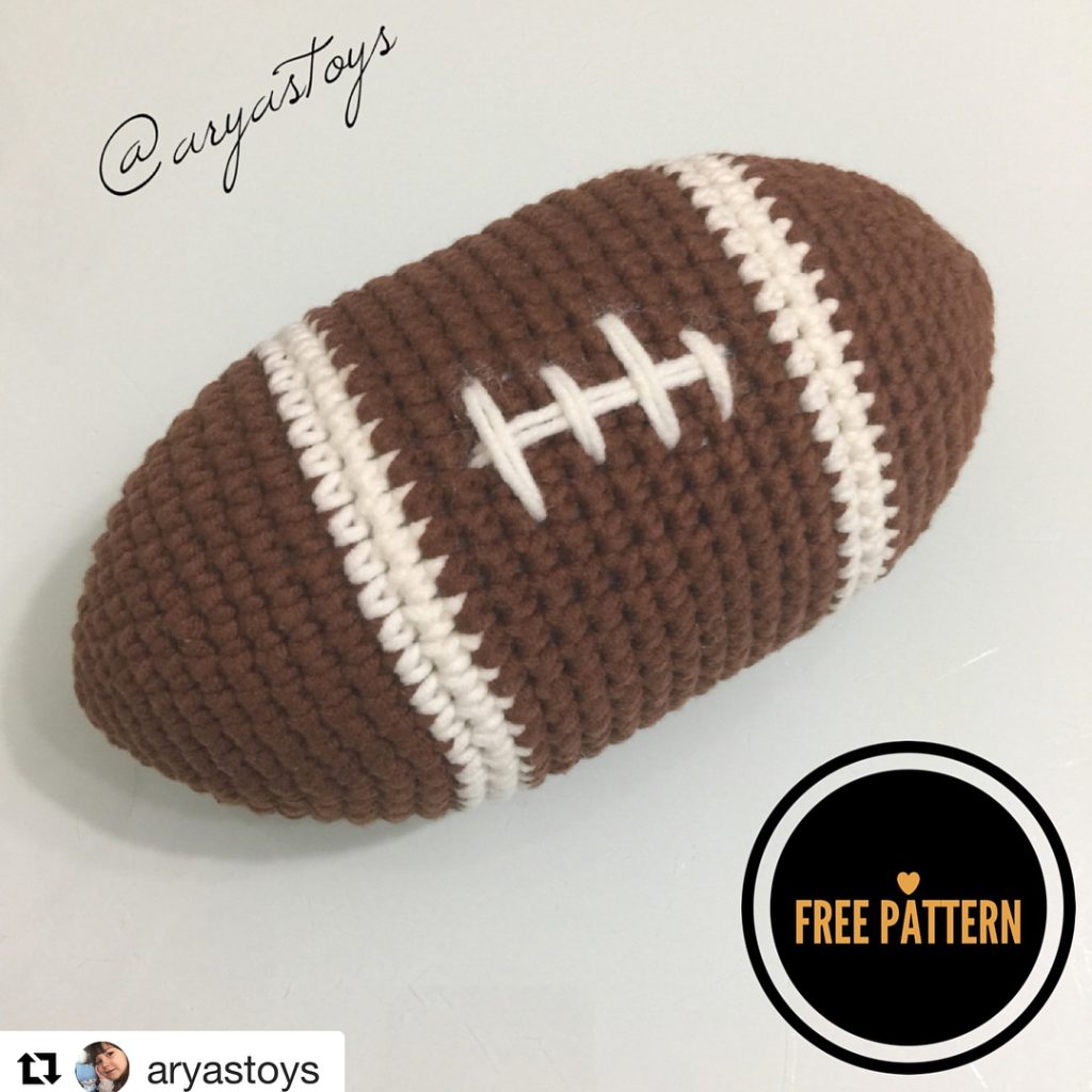 Rugby Topu amigurumi tarifi