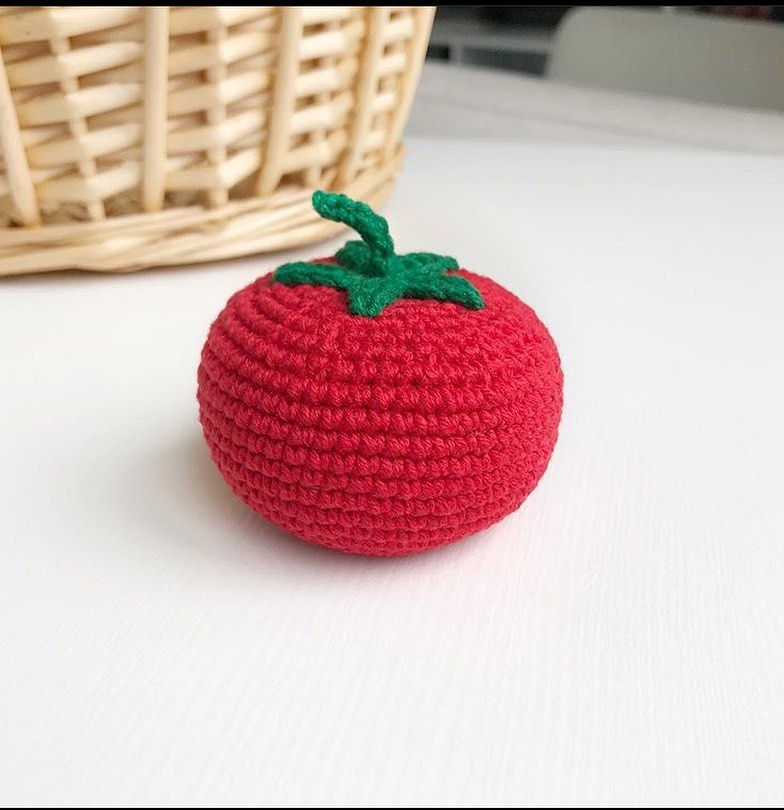 Domates amigurumi tarifi